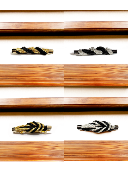 Kumihimo Hair Barrette – Holiday 4-Piece Gift Collection